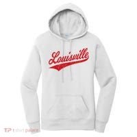 Louisville Kentucky Varsity Script Classic Sports Jersey Women's Hoodie thumb 0