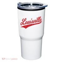 Louisville Kentucky Varsity Script Classic Sports Jersey Tumbler thumb 0