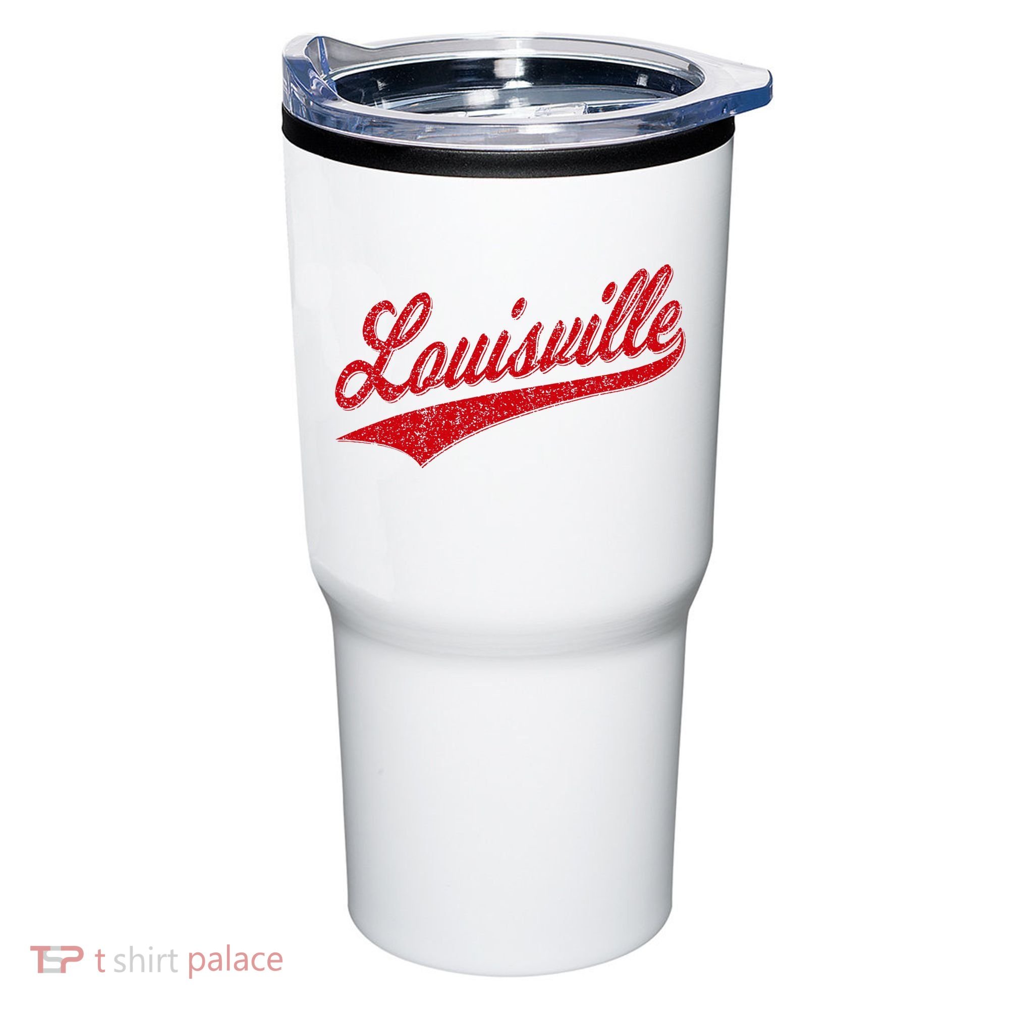 Louisville Kentucky Varsity Script Classic Sports Jersey Tumbler