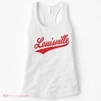 Louisville Kentucky Varsity Script Classic Sports Jersey Women's Tank Top thumb 0