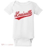 Louisville Kentucky Varsity Script Classic Sports Jersey Baby Bodysuit thumb 0