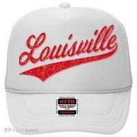 Louisville Kentucky Varsity Script Classic Sports Jersey Hat thumb 0