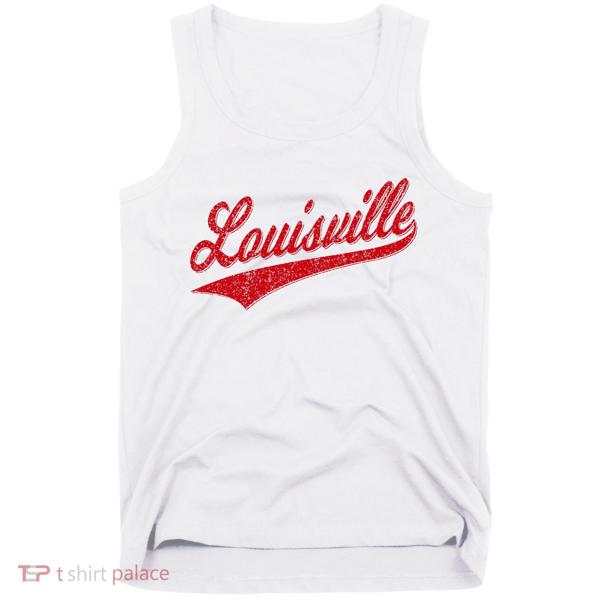 Louisville Kentucky Varsity Script Classic Sports Jersey Tank Top