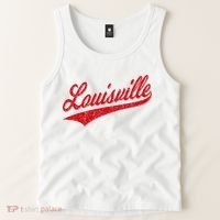 Louisville Kentucky Varsity Script Classic Sports Jersey Tank Top thumb 2