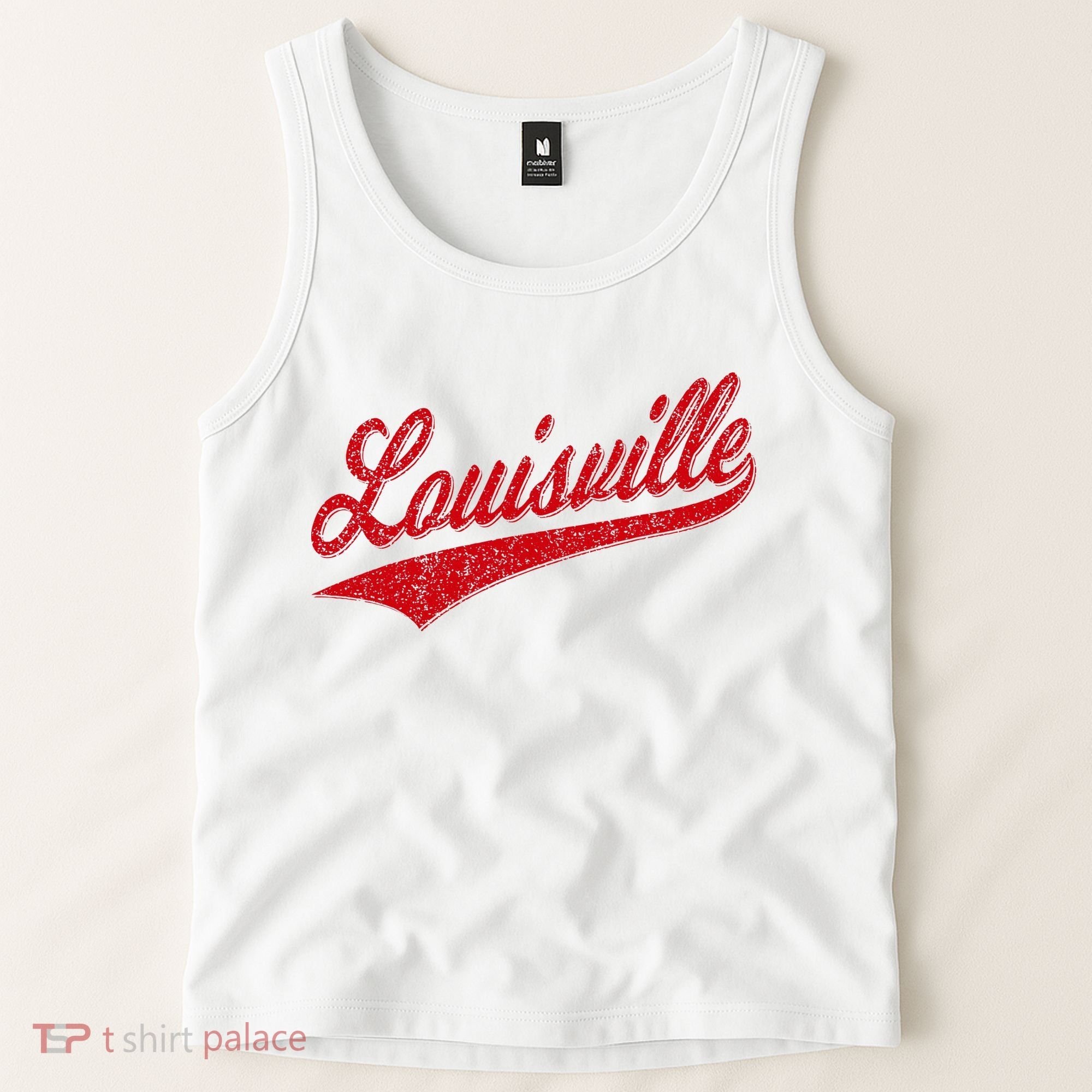 Louisville Kentucky Varsity Script Classic Sports Jersey Tank Top
