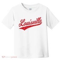 Louisville Kentucky Varsity Script Classic Sports Jersey Toddler T-Shirt thumb 0