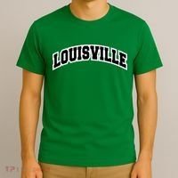 Louisville Kentucky Varsity Style Vintage Red T-Shirt thumb 3