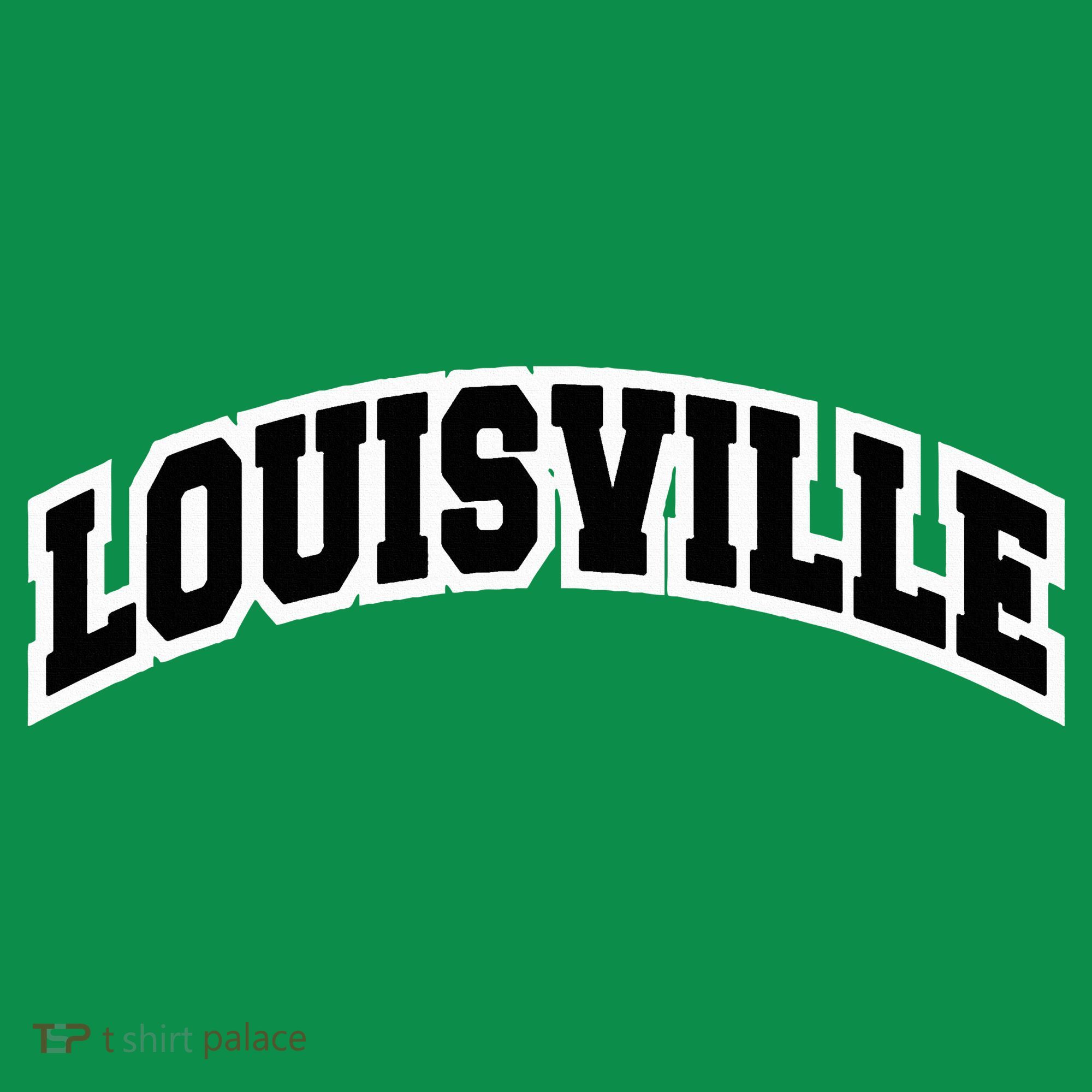 Louisville Kentucky Varsity Style Vintage Red T-Shirt