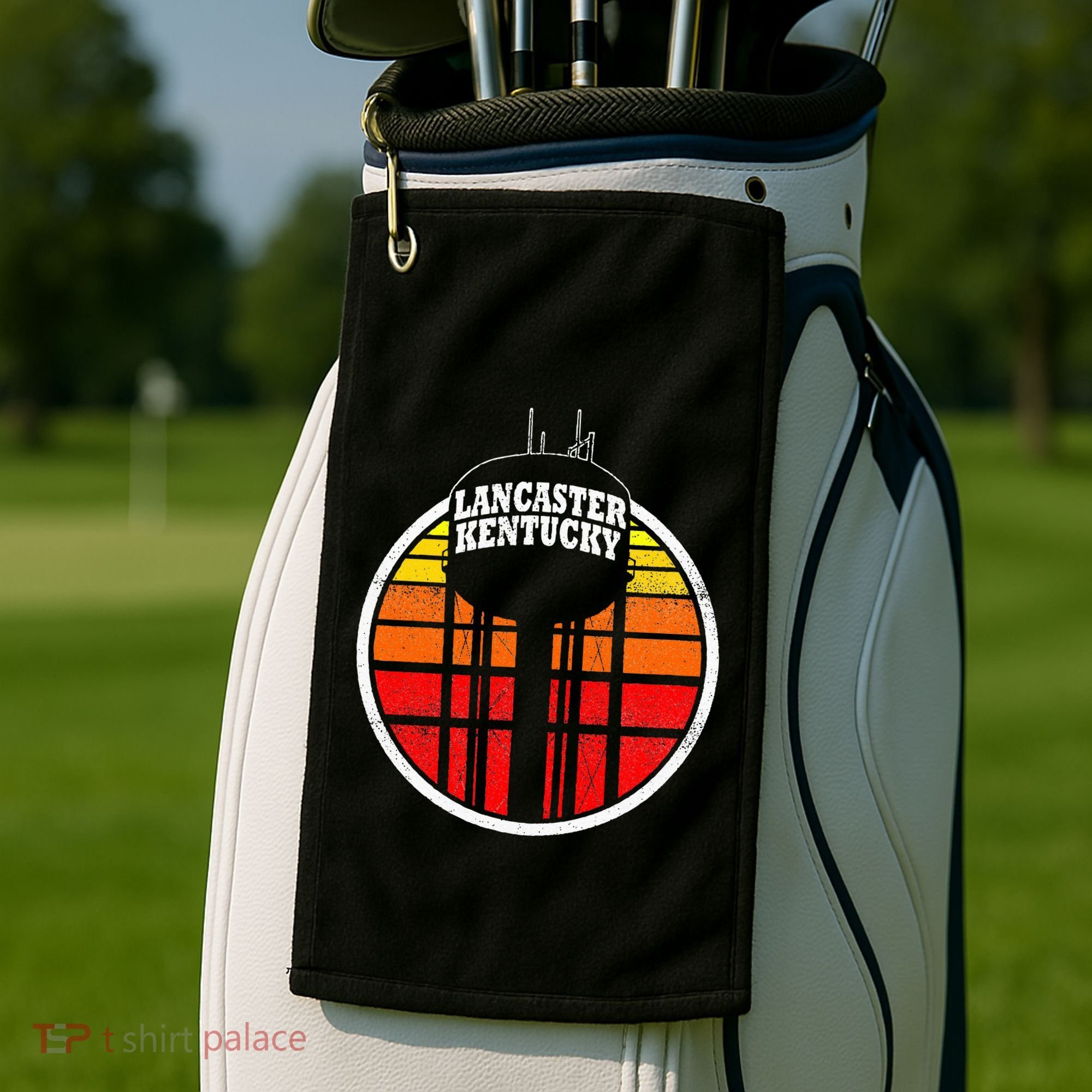 Lancaster Kentucky Water Tower Golf Towel