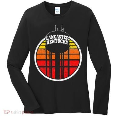 Lancaster Kentucky Water Tower Women's Long Sleeve Shirt