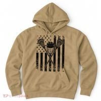 Lacrosse LAX American Flag Hoodie thumb 0