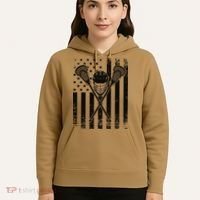 Lacrosse LAX American Flag Hoodie thumb 5