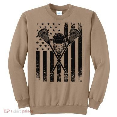 Lacrosse LAX American Flag Sweatshirt