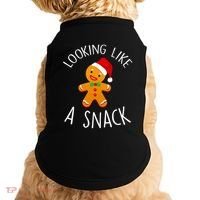 Looking Like A Snack Gingerbread Man Christmas Cookie Xmas Doggie Tank thumb 0