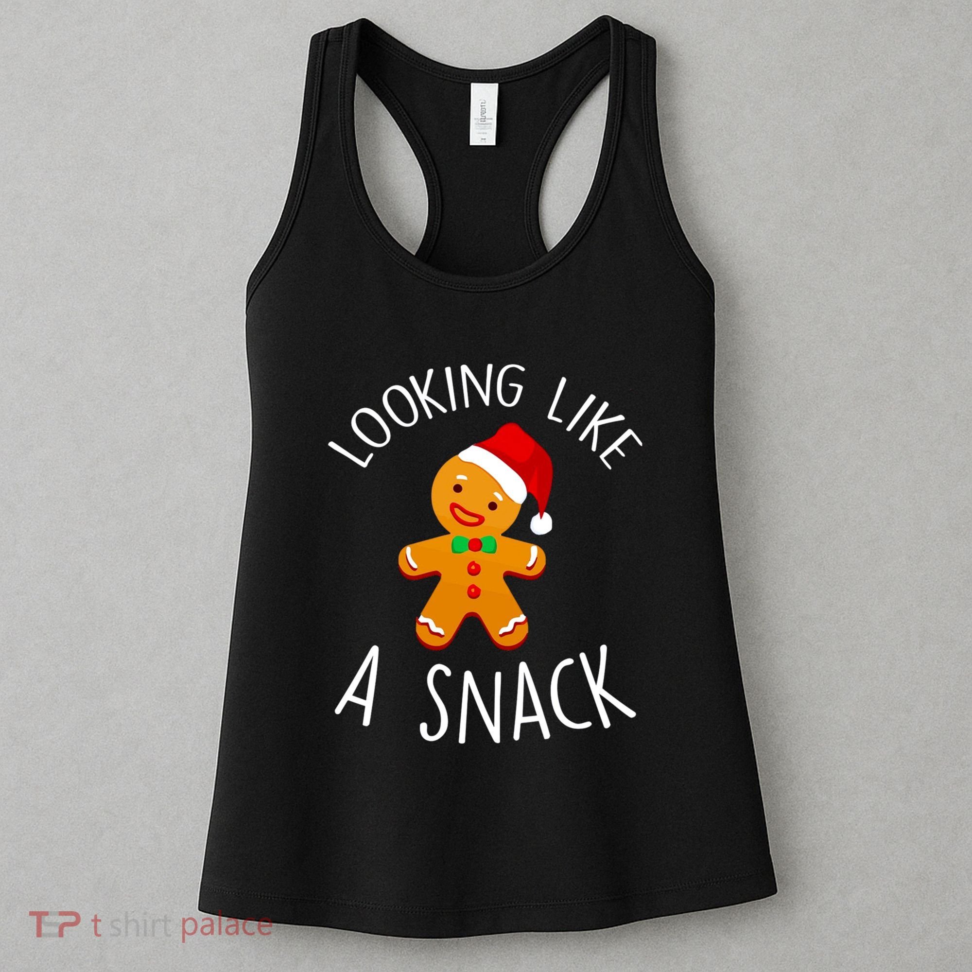 Looking Like A Snack Gingerbread Man Christmas Cookie Xmas Women's Tank Top