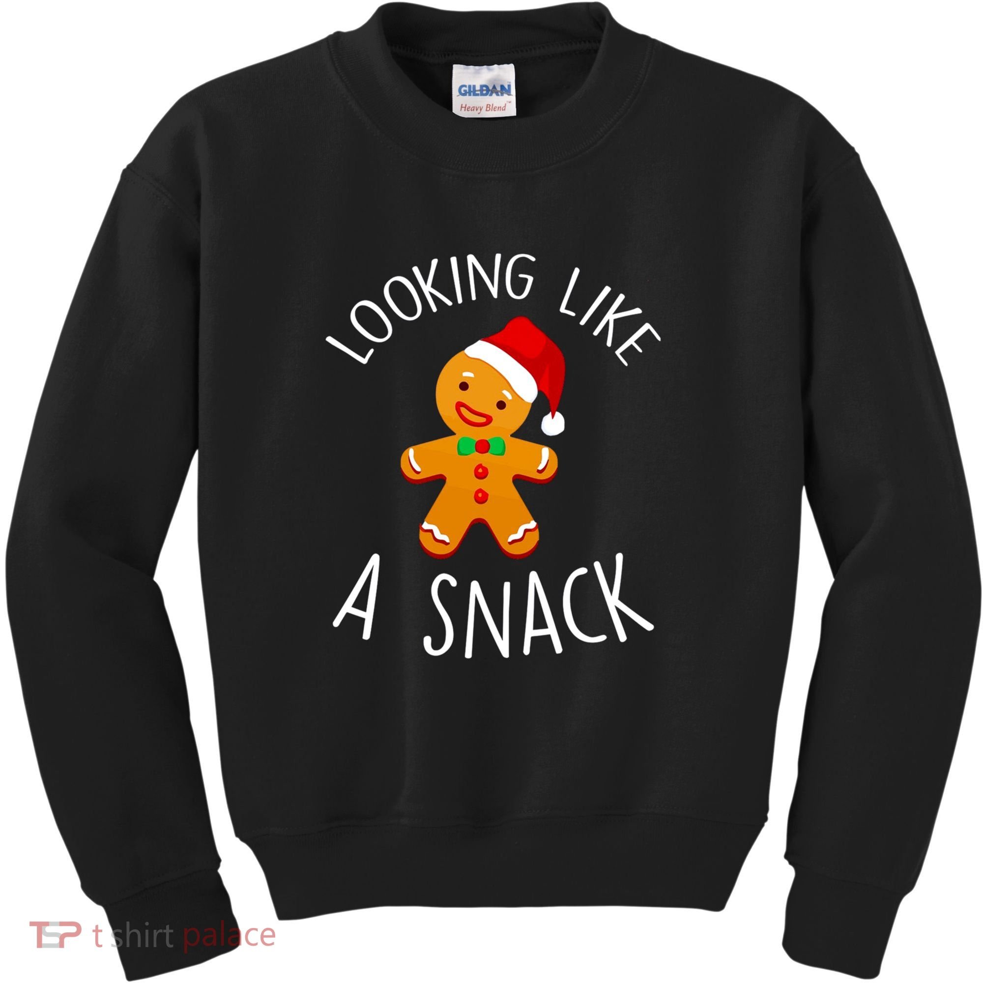 Looking Like A Snack Gingerbread Man Christmas Cookie Xmas Kids Sweatshirt