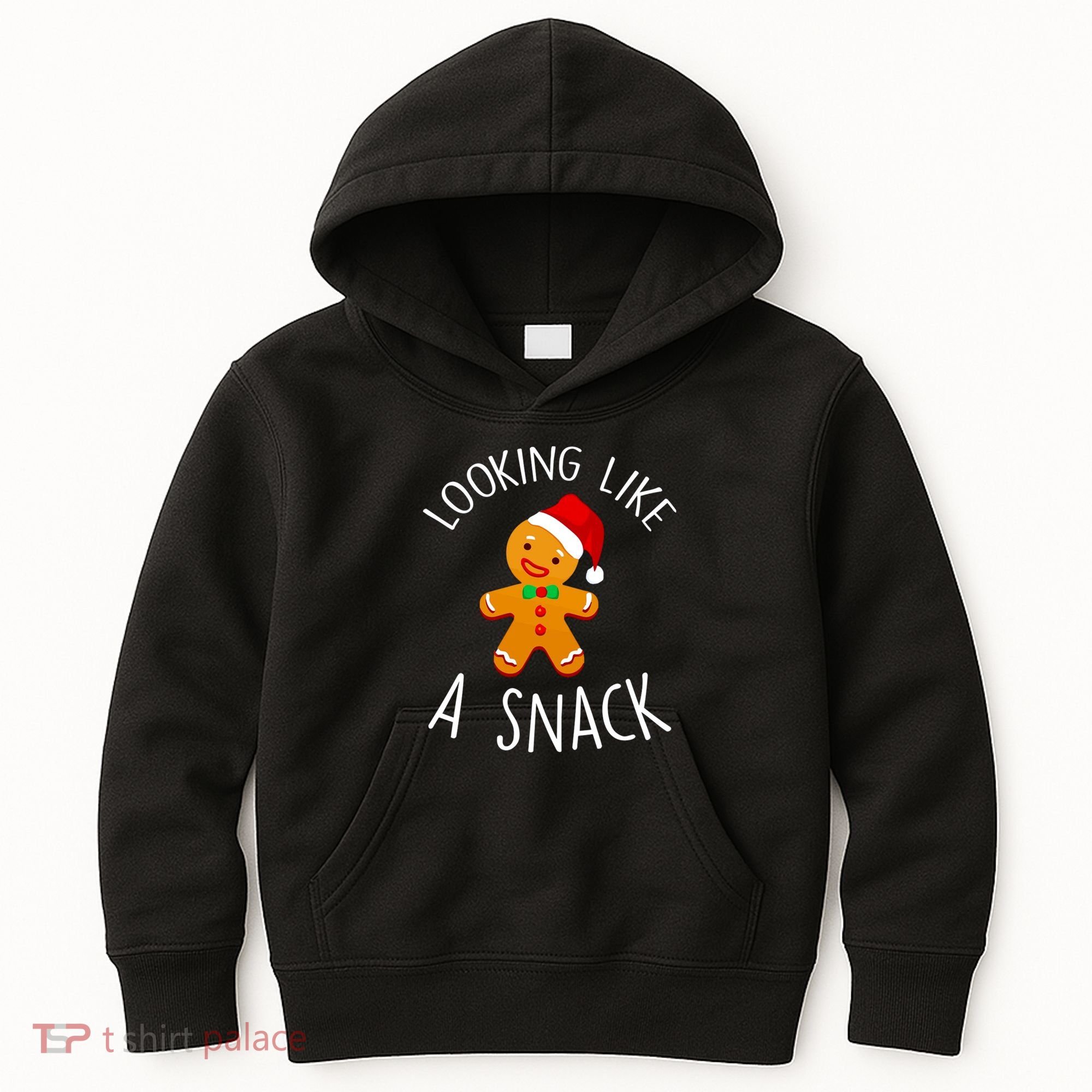 Looking Like A Snack Gingerbread Man Christmas Cookie Xmas Kids Hoodie