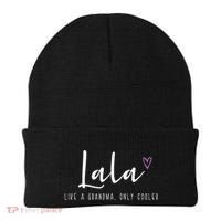 Lala Like A Grandma Only Cooler MotherS Day Beanie thumb 0