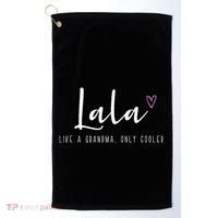 Lala Like A Grandma Only Cooler MotherS Day Golf Towel thumb 0