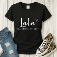 Lala Like A Grandma Only Cooler MotherS Day Women's T-Shirt thumb 3