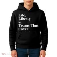 Life Liberty And Teams That Cover Kids Hoodie thumb 4