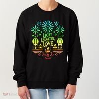 Light Laughter And Love Diwali Celebration Gift Women's Sweatshirt thumb 0