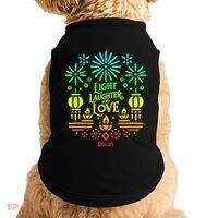 Light Laughter And Love Diwali Celebration Gift Doggie Tank thumb 0