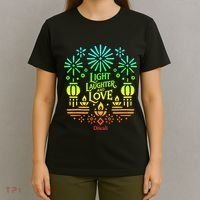Light Laughter And Love Diwali Celebration Gift T-Shirt thumb 4