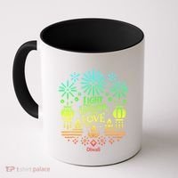 Light Laughter And Love Diwali Celebration Gift Coffee Mug thumb 0