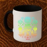 Light Laughter And Love Diwali Celebration Gift Coffee Mug thumb 2