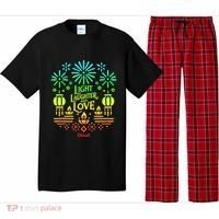 Light Laughter And Love Diwali Celebration Gift Pajama Set thumb 0