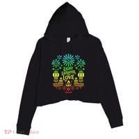 Light Laughter And Love Diwali Celebration Gift Crop Fleece Hoodie thumb 0