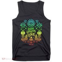 Light Laughter And Love Diwali Celebration Gift Tank Top thumb 0
