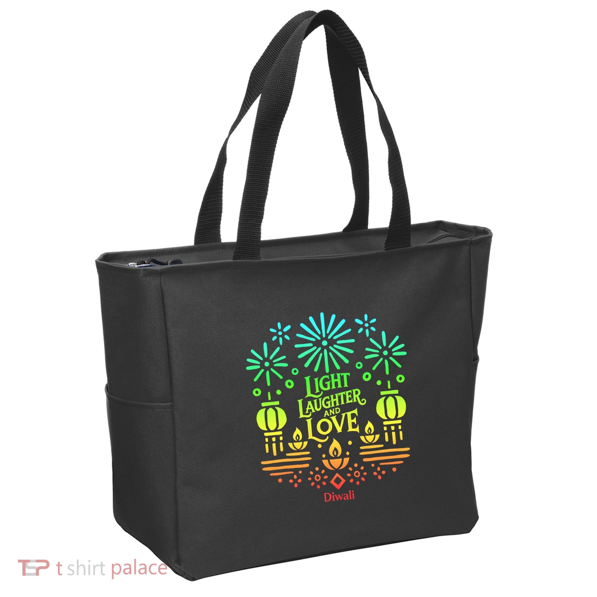 Light Laughter And Love Diwali Celebration Gift Tote Bag