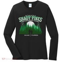 Live Laugh And Love At Shady Pines Retirement Home Miami Florida Women's Long Sleeve Shirt thumb 0