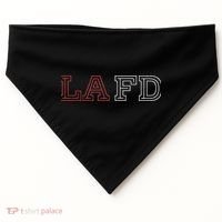 Lafd Los Angeles Fire Department USA-Made Doggie Bandana thumb 0