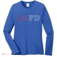 Lafd Los Angeles Fire Department Women's Long Sleeve Shirt thumb 0