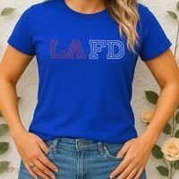 Lafd Los Angeles Fire Department Women's T-Shirt thumb 2