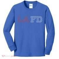 Lafd Los Angeles Fire Department Kids Long Sleeve Shirt thumb 0
