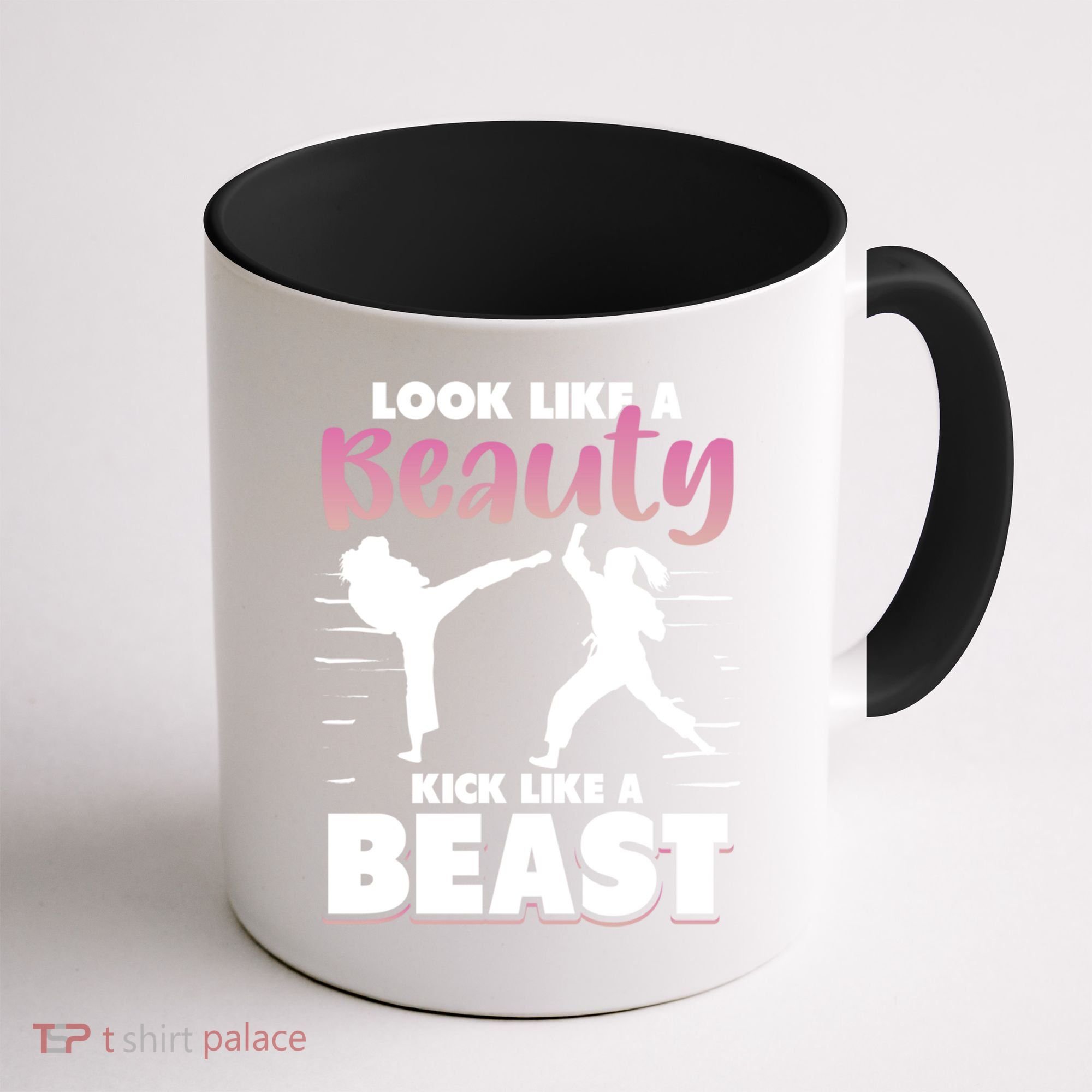 Look Like A Beauty Kick Like A Beast Boxing Gym Boxer Coffee Mug