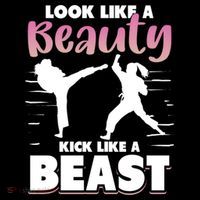 Look Like A Beauty Kick Like A Beast Boxing Gym Boxer 16oz Travel Tumbler thumb 2