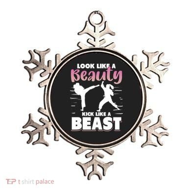 Look Like A Beauty Kick Like A Beast Boxing Gym Boxer Ornament