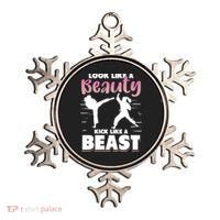 Look Like A Beauty Kick Like A Beast Boxing Gym Boxer Ornament thumb 0