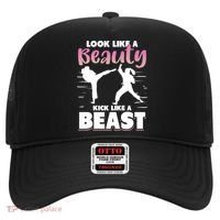 Look Like A Beauty Kick Like A Beast Boxing Gym Boxer Hat thumb 0