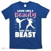 Look Like A Beauty Kick Like A Beast Boxing Gym Boxer T-Shirt thumb 0