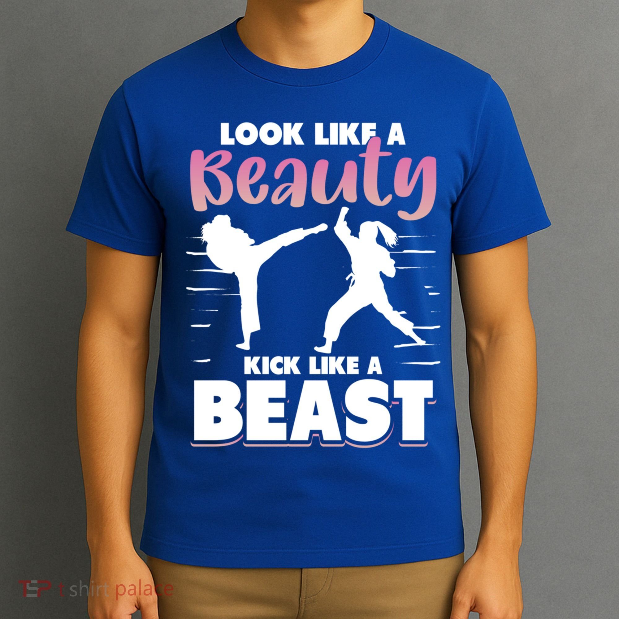 Look Like A Beauty Kick Like A Beast Boxing Gym Boxer T-Shirt