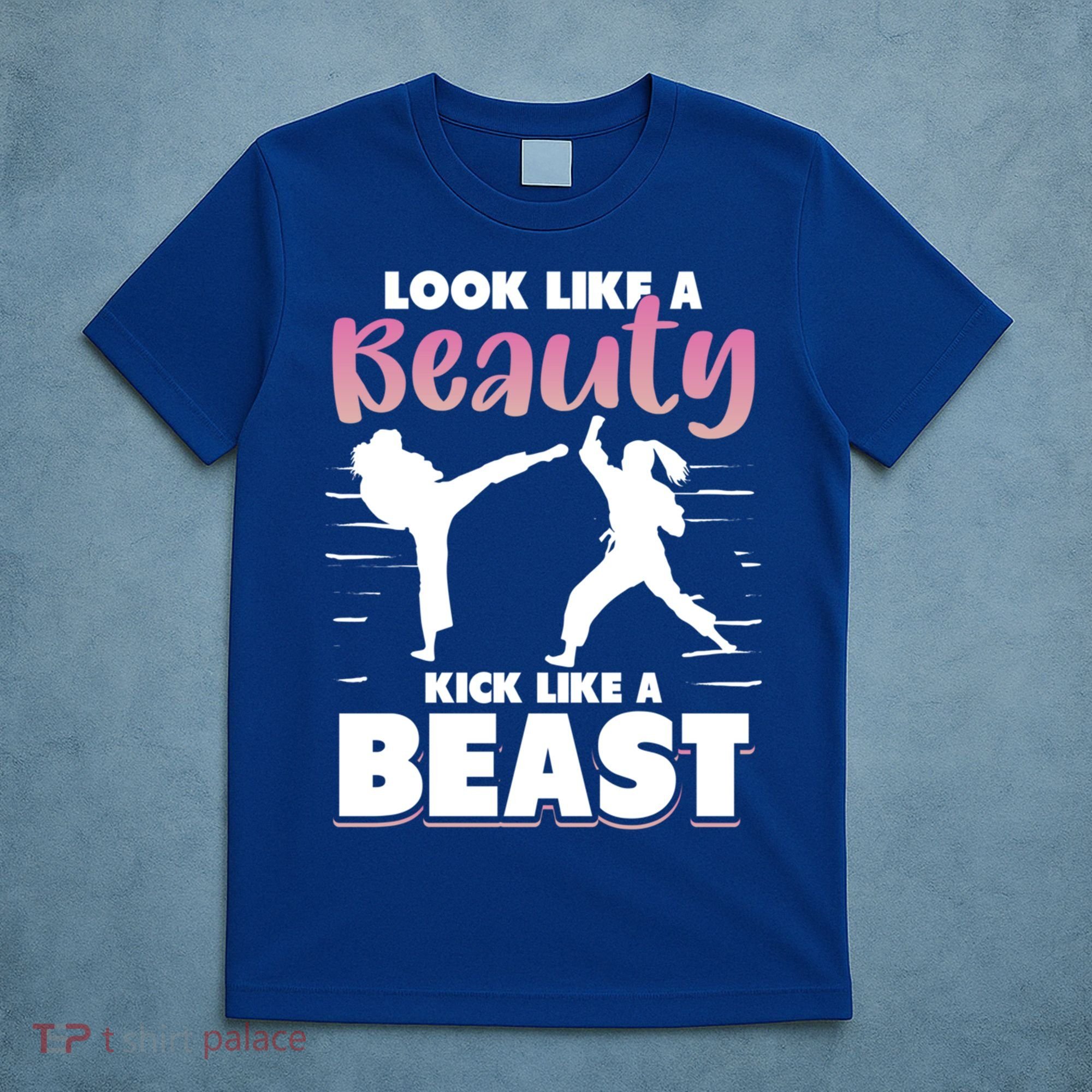 Look Like A Beauty Kick Like A Beast Boxing Gym Boxer T-Shirt