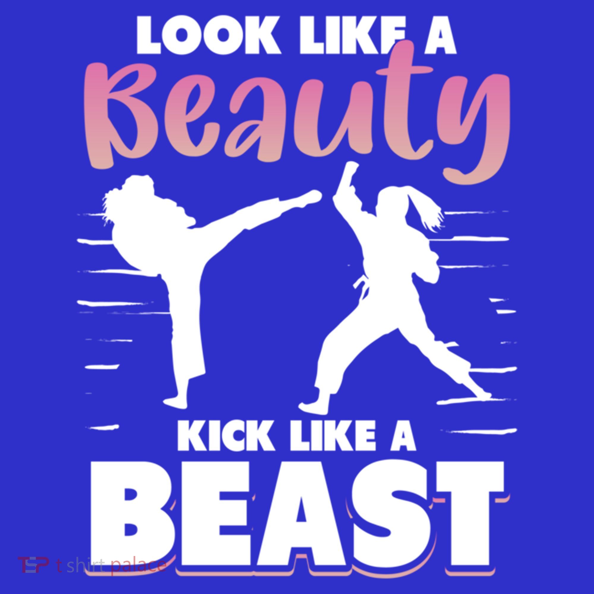 Look Like A Beauty Kick Like A Beast Boxing Gym Boxer Mousepad