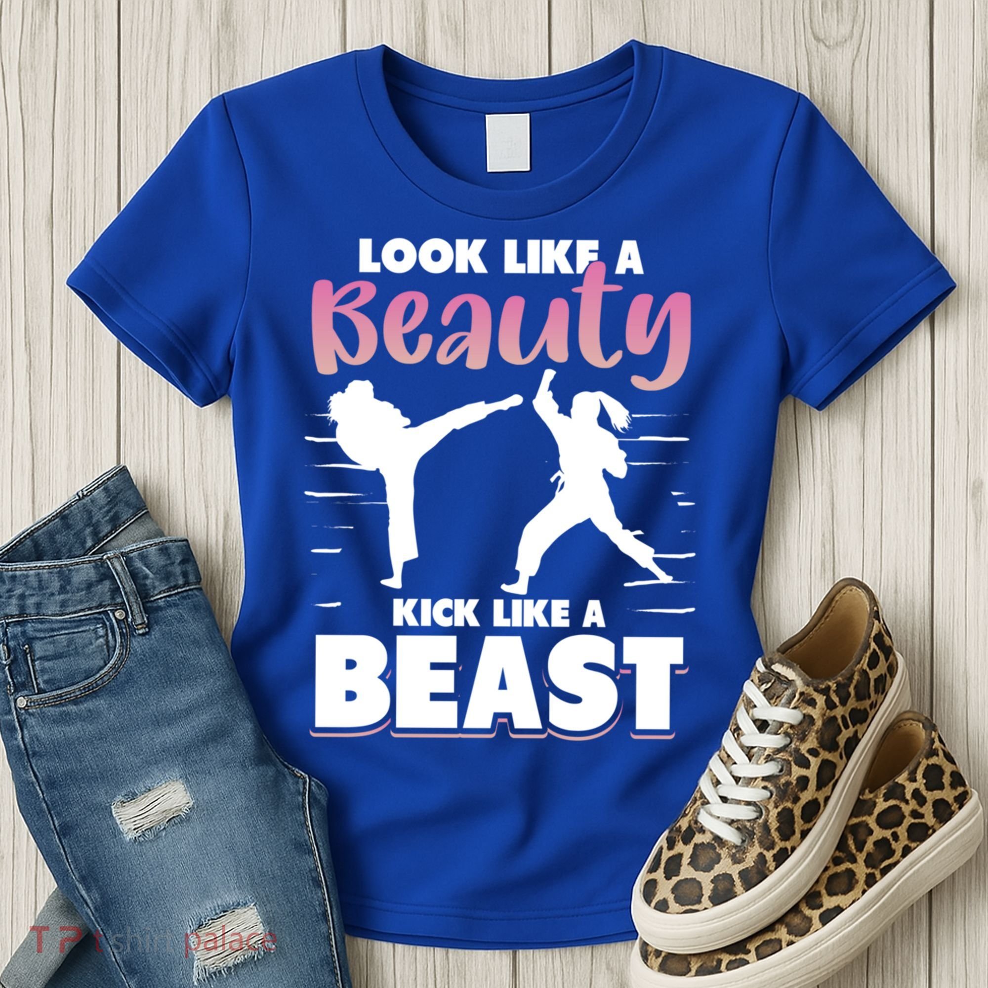 Look Like A Beauty Kick Like A Beast Boxing Gym Boxer Women's T-Shirt