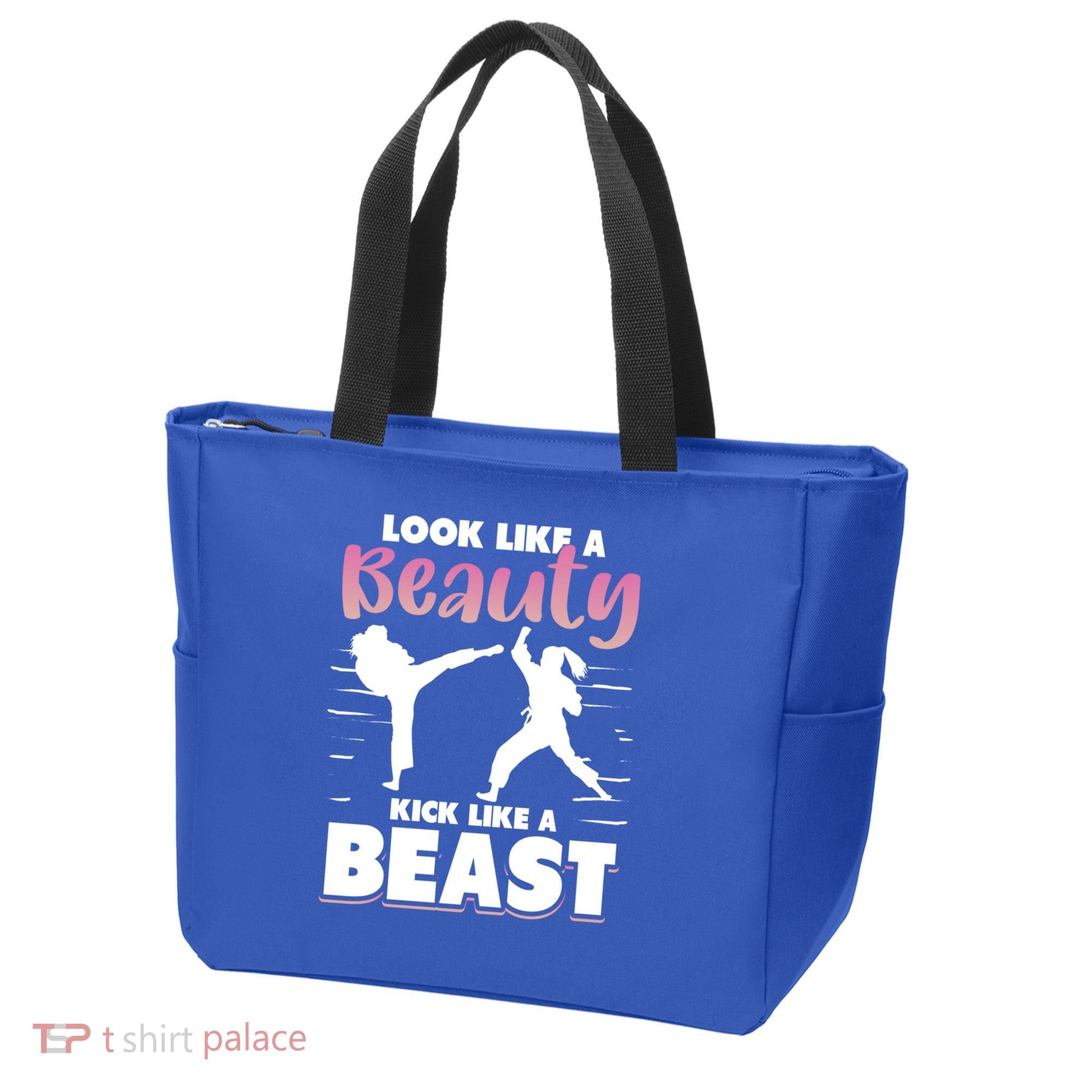 Look Like A Beauty Kick Like A Beast Boxing Gym Boxer Tote Bag